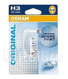 64151-01B - Лампа H3 (55W) OSRAM Original 3300K для Автомобильные лампы, OSRAM, 64151-01B