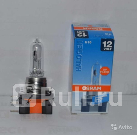 64176 - Лампа H15 (55/15W) OSRAM для Автомобильные лампы, OSRAM, 64176