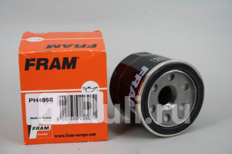 PH4998 - Фильтр масляный (FRAM) Nissan Almera Classic (2006-2012) для Nissan Almera Classic (2006-2012), FRAM, PH4998