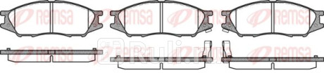 1123.02 - Колодки тормозные дисковые передние (REMSA) Nissan Almera N16 (2002-2006) для Nissan Almera N16 (2002-2006), REMSA, 1123.02