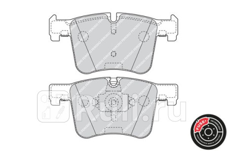 FDB4394 - Колодки тормозные дисковые передние (FERODO) BMW F30 (2011-2020) для BMW 3 F30 (2011-2020), FERODO, FDB4394