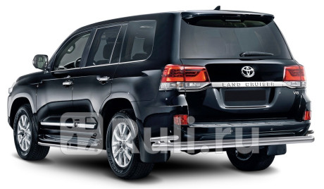 R.5713.014 - Защита штатных порогов d42 (RIVAL) Toyota Land Cruiser 200 рестайлинг 2 (2015-2020) для Toyota Land Cruiser 200 (2015-2021) рестайлинг 2, RIVAL, R.5713.014