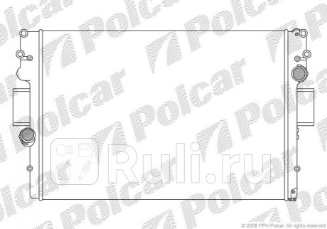 305208A5 - Радиатор охлаждения (Polcar) Iveco Daily (2000-2006) для Iveco Daily (2000-2006), Polcar, 305208A5