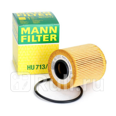 HU 713/1 X - Фильтр масляный (MANN-FILTER) Fiat Punto (1999-2010) для Fiat Punto (1999-2010), MANN-FILTER, HU 713/1 X