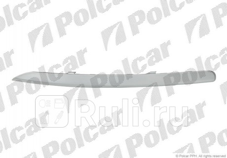 410407-4 - Молдинг переднего бампера левый (Polcar) Kia Sportage 3 (2010-2016) для Kia Sportage 3 (2010-2016), Polcar, 410407-4