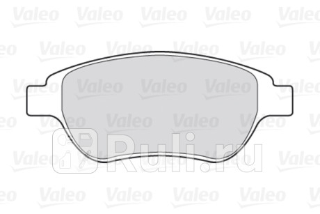 301465 - Колодки тормозные дисковые передние (VALEO) Citroen Jumpy (2007-2016) для Citroen Jumpy (2007-2016), VALEO, 301465