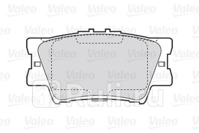 301819 - Колодки тормозные дисковые задние (VALEO) Toyota Rav4 (2012-2020) для Toyota Rav4 (2012-2020), VALEO, 301819