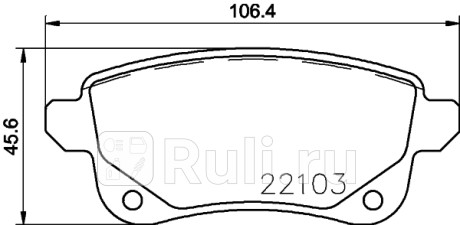 P68064 - Колодки тормозные дисковые задние (BREMBO) Renault Megane 3 (2008-2014) для Renault Megane 3 (2008-2014), BREMBO, P68064