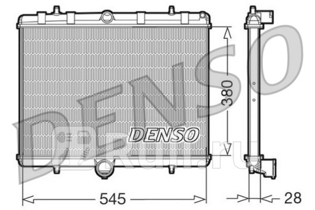 DRM07060 - Радиатор охлаждения (DENSO) Citroen Jumpy (2007-2016) для Citroen Jumpy (2007-2016), DENSO, DRM07060