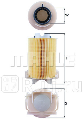 LX1566 - Фильтр воздушный (KNECHT) Skoda Yeti (2009-2014) для Skoda Yeti (2009-2014), KNECHT, LX1566