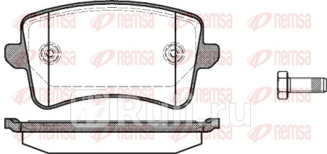 1343.00 - Колодки тормозные дисковые задние (REMSA) Audi Q5 (2008-2012) для Audi Q5 (2008-2012), REMSA, 1343.00
