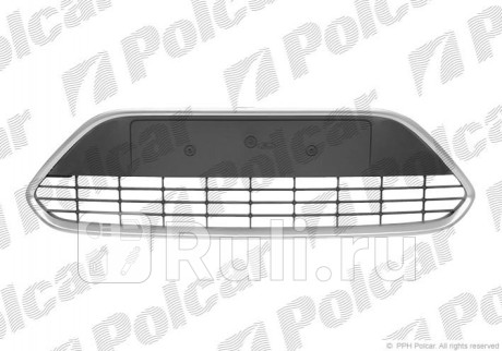 320527-5 - Решетка переднего бампера центральная (Polcar) Ford Focus 2 рестайлинг (2008-2011) для Ford Focus 2 (2008-2011) рестайлинг, Polcar, 320527-5