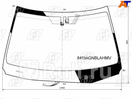 8419AGNBLAHMV - Лобовое стекло (FUYAO) Lexus NX (2014-2021) для Lexus NX (2014-2021), FUYAO, 8419AGNBLAHMV