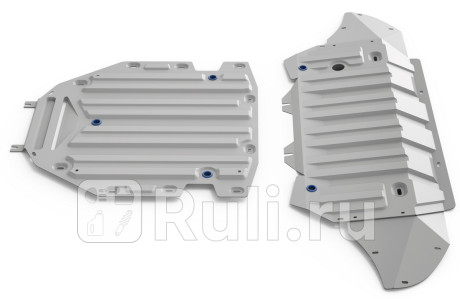 K333.0350.1 - Защиты радиатора+поддона двигателя+кпп (комплект) (RIVAL) Audi Q7 (2015-2020) для Audi Q7 (2015-2021), RIVAL, K333.0350.1