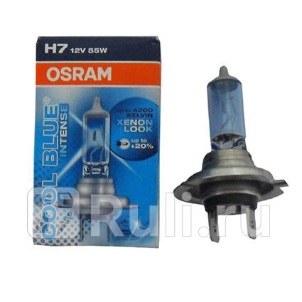 64210CBI - Лампа H7 (55W) OSRAM Cool Blue Intense 4200K для Автомобильные лампы, OSRAM, 64210CBI