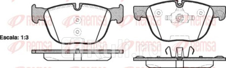 1297.00 - Колодки тормозные дисковые передние (REMSA) BMW X4 F26 (2014-2018) для BMW X4 F26 (2014-2018), REMSA, 1297.00