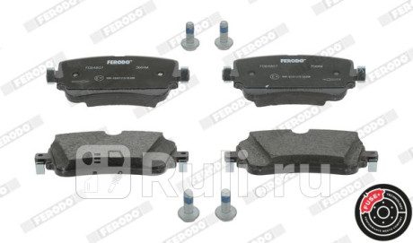 FDB4807 - Колодки тормозные дисковые задние (FERODO) Audi A6 C8 (2018-2020) для Audi A6 C8 (2018-2021), FERODO, FDB4807