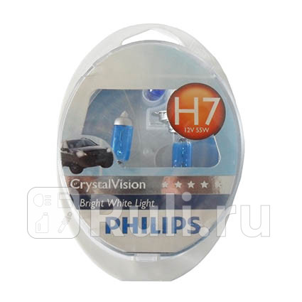 12972CV - Лампа H7 (55W) PHILIPS Crystal Vision 4300K для Автомобильные лампы, PHILIPS, 12972CV