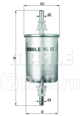 KL83 - Фильтр топливный (KNECHT) Skoda Fabia 1 (1999-2007) для Skoda Fabia 1 (1999-2007), KNECHT, KL83