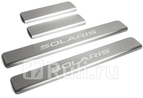 NP.2301.3 - Накладки порогов (4 шт.) (RIVAL) Hyundai Solaris 1 (2010-2014) для Hyundai Solaris 1 (2010-2014), RIVAL, NP.2301.3