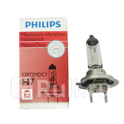 13972MD - Лампа H7 (70W) PHILIPS Master Duty для Автомобильные лампы, PHILIPS, 13972MD