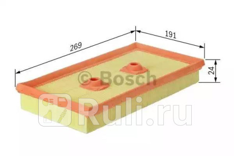 F 026 400 342 - Фильтр воздушный (BOSCH) Audi Q3 (2011-2018) для Audi Q3 (2011-2018), BOSCH, F 026 400 342