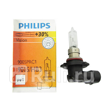 9005PRC1 - Лампа HB3 (65W) PHILIPS Premium +30% яркости для Автомобильные лампы, PHILIPS, 9005PRC1
