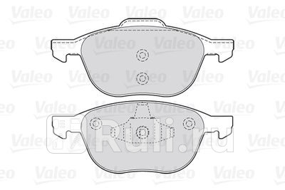 301649 - Колодки тормозные дисковые передние (VALEO) Ford Focus 3 рестайлинг (2014-2019) для Ford Focus 3 (2014-2019) рестайлинг, VALEO, 301649