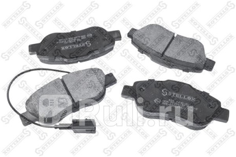 000 243B-SX - Колодки тормозные дисковые передние (STELLOX) Fiat Doblo 1 (2000-2005) для Fiat Doblo (2000-2005), STELLOX, 000 243B-SX