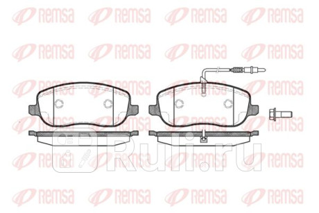 0879.12 - Колодки тормозные дисковые передние (REMSA) Fiat Croma (2005-2011) для Fiat Croma (2005-2011), REMSA, 0879.12