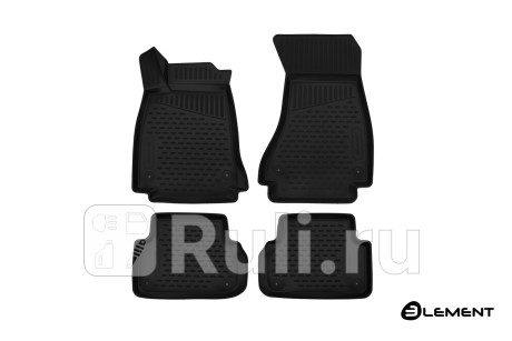 ELEMENT3D0422210k - 3d коврики в салон 4 шт. (Element) Audi A4 B9 (2016-) для Audi A4 B9 (2015-2021), Element, ELEMENT3D0422210k