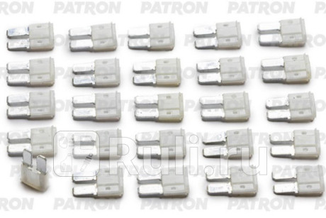 Предохранитель пласт.коробка 25шт micro2 fuse 25a белый PATRON PFS058 для Автотовары, PATRON, PFS058