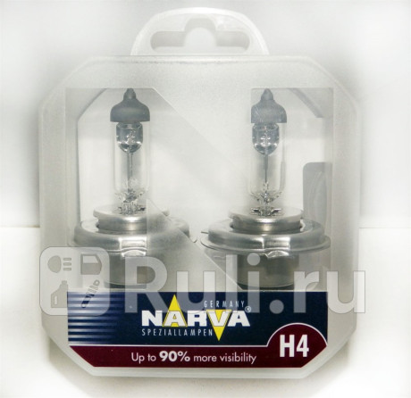 48003 - Лампа H4 (60/55W) NARVA Range Power для Автомобильные лампы, NARVA, 48003