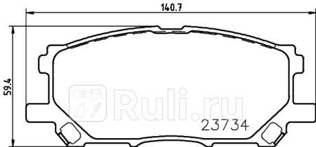 NP1062 - Колодки тормозные дисковые передние (NISSHINBO) Lexus RX 300 (2003-2009) для Lexus RX 300 (2003-2009), NISSHINBO, NP1062