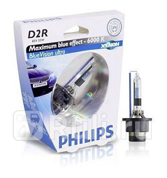 85126 BVU S1 - Лампа D2R (35W) PHILIPS Blue Vision 6000K для Автомобильные лампы, PHILIPS, 85126 BVU S1